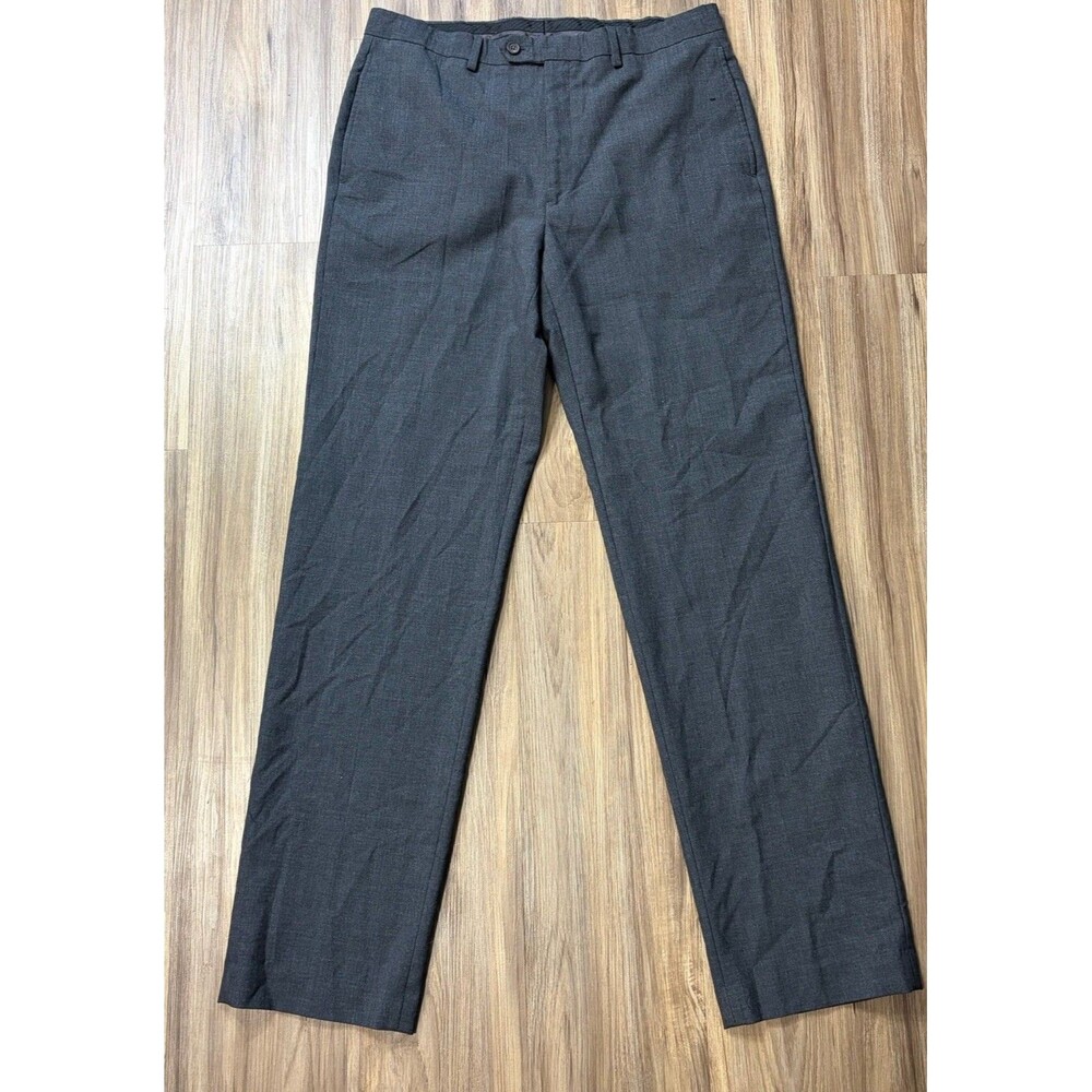 Ralph Lauren Green Label Pants Mens Size P34X34  Dress Trousers Slacks Grey